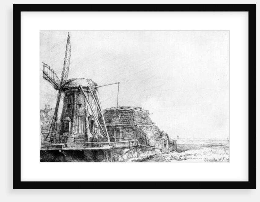 The Windmill, 1641 by Rembrandt Harmensz. van Rijn