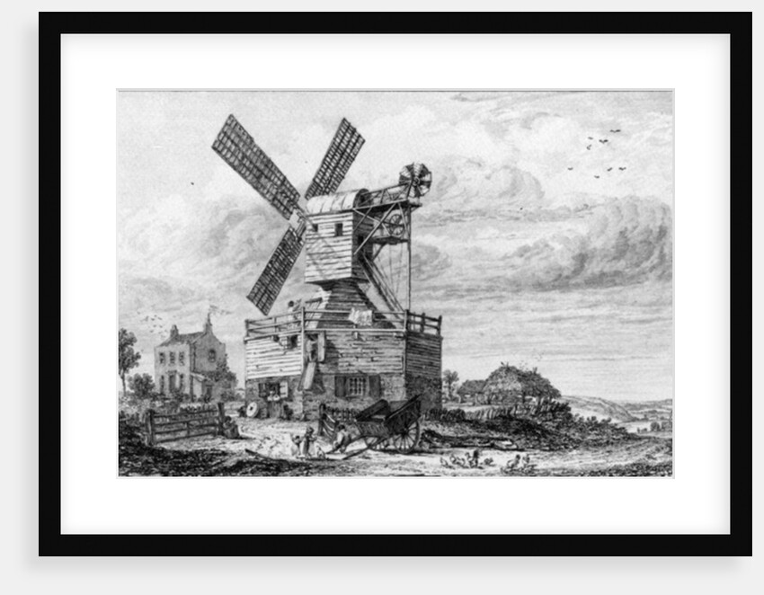 Mill on Wimbledon Common by George Cooke