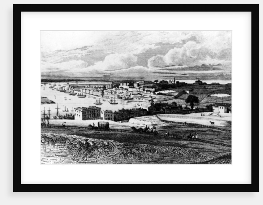 Chatham Dockyard from Port Pitt by George Sidney Shepherd