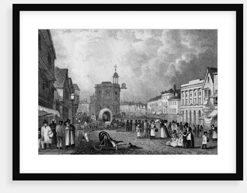 High Street, Maidstone, A Market Day by George Sidney Shepherd