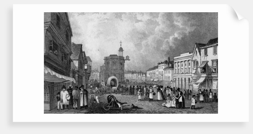 High Street, Maidstone, A Market Day by George Sidney Shepherd