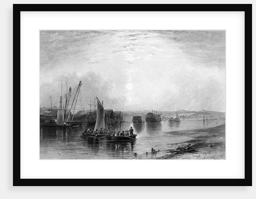 Chatham, Kent, published in Finden's 'Ports and Harbours' by Henry Warren