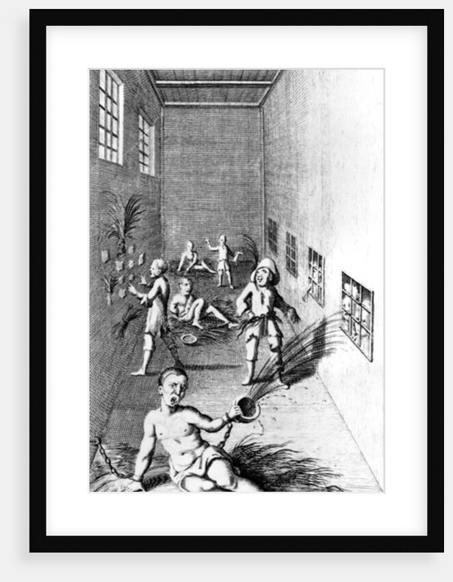 Illustration of Bedlam from 'A Tale of a Tub' by Jonathan Swift, fifth edition published 1710 by Bernard III Lens