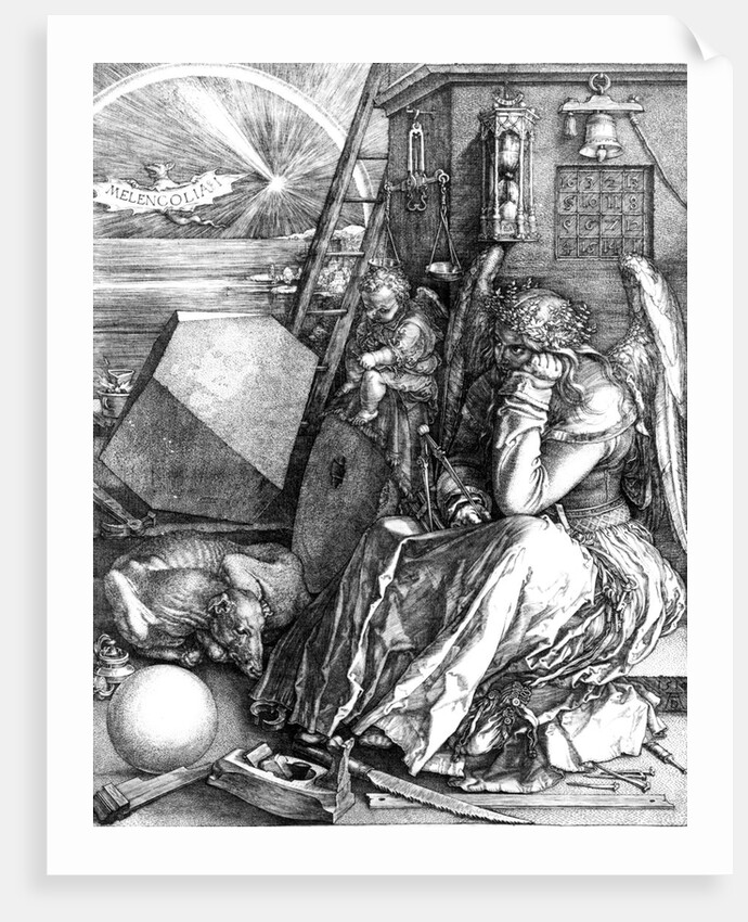 Melancholia, 1514 by Albrecht Dürer or Duerer