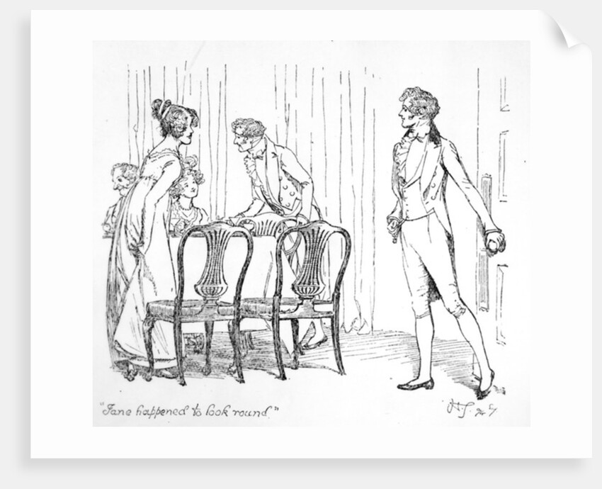 Jane happened to look round by Hugh Thomson