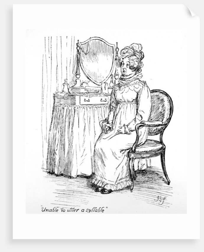 Unable to utter a syllable by Hugh Thomson