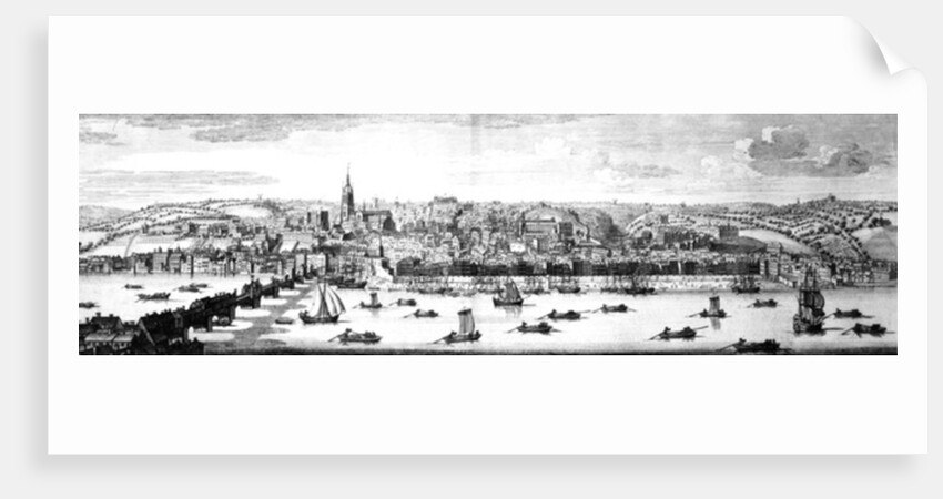 The South-East Prospect of Newcastle Upon Tyne, 1745 by Nathaniel and Samuel Buck