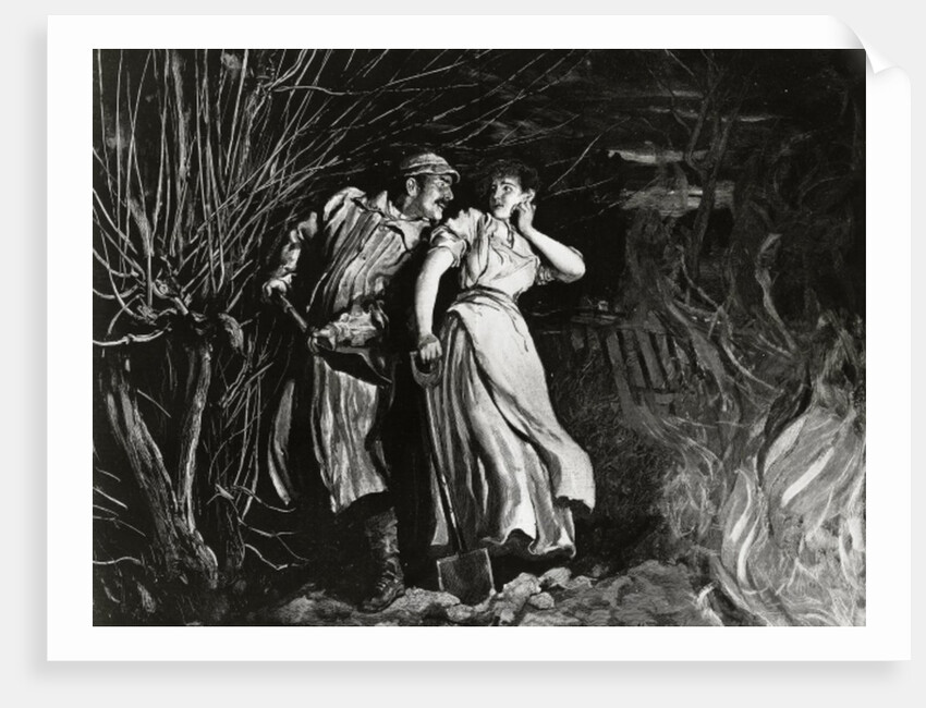 Tess harassed by Alec D'Urberville by Hubert von Herkomer