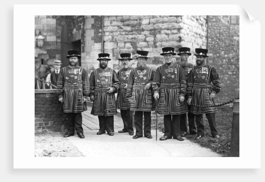 Yeoman Warders of the Tower of London by English Photographer