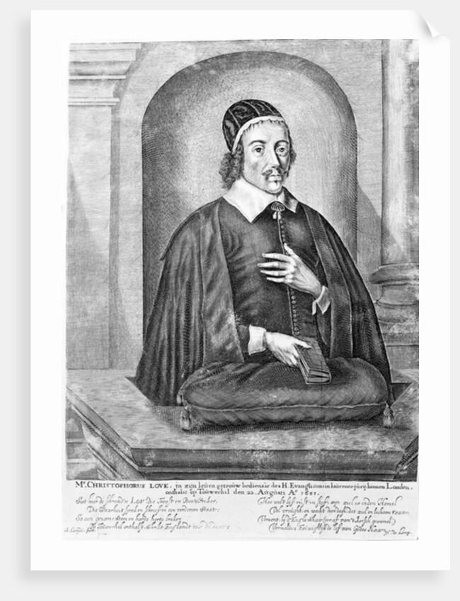 Christopher Love, c.1651 by Abraham Conradus