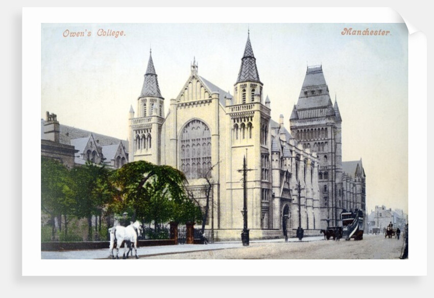 Owens College, Manchester by English School