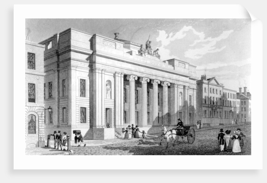 The Town Hall, Manchester by Thomas Allom