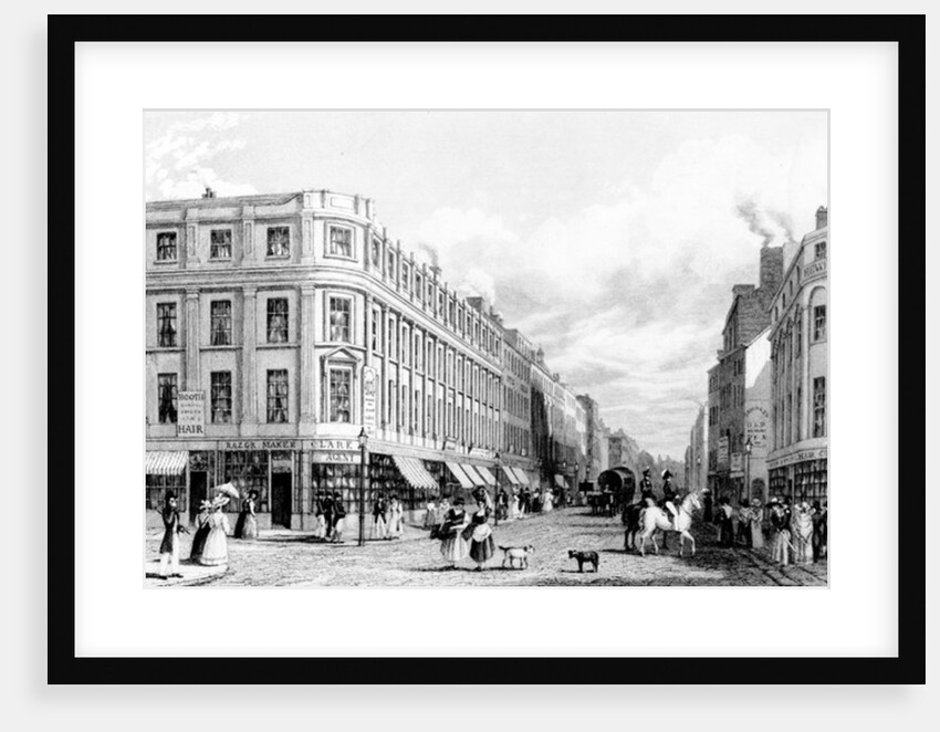 Market Street from the Market Place, Manchester by John Harwood