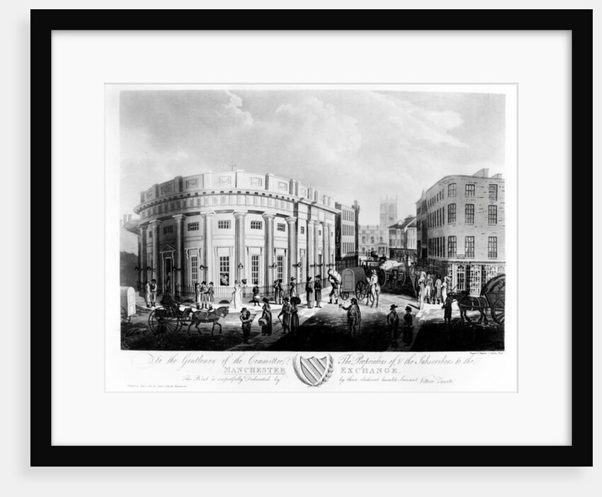 The Manchester Exchange, 1810 by Francis James Sarjent