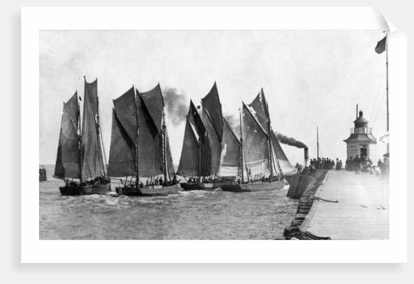 Regatta at Yarmouth by English Photographer