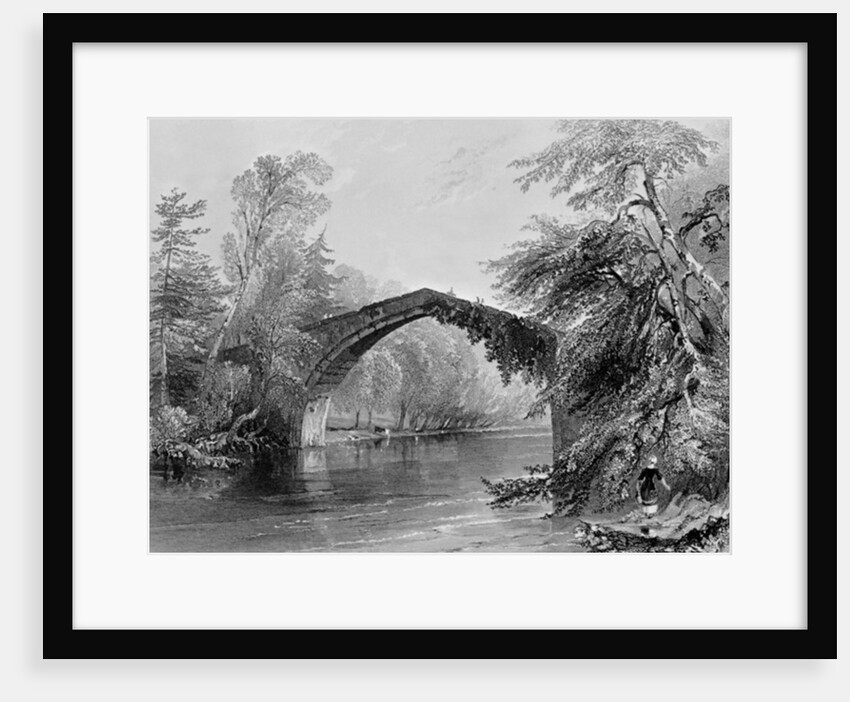 Bridge of Doon, engraved by G. K. Richardson by William Henry (after) Bartlett