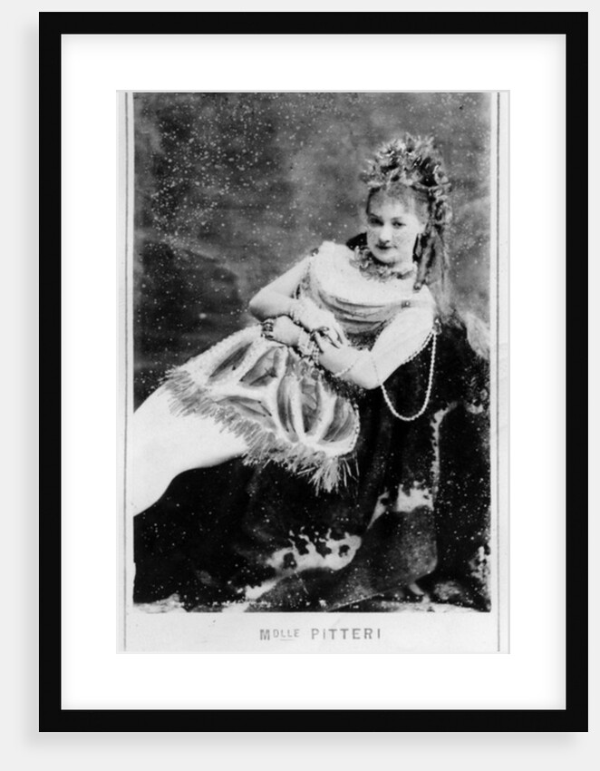 Carte de Visite of Mlle Pitteri by English Photographer