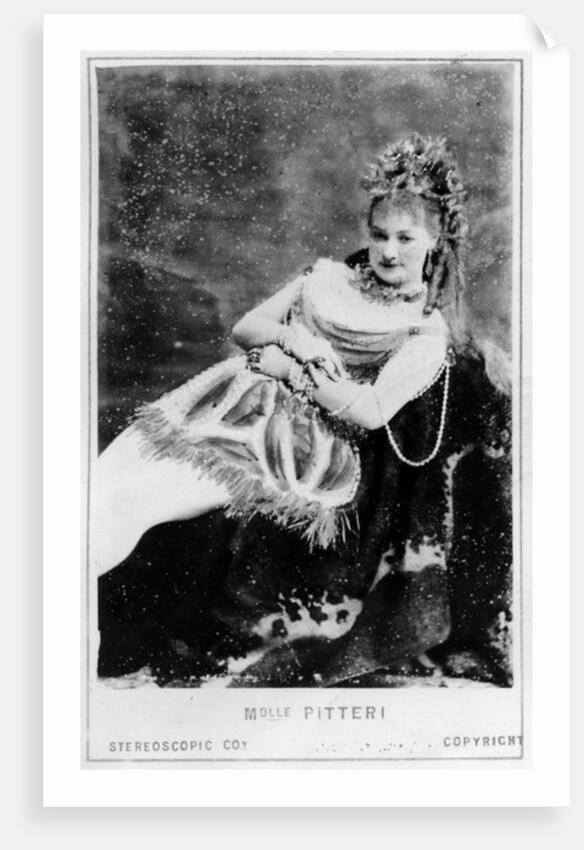Carte de Visite of Mlle Pitteri by English Photographer