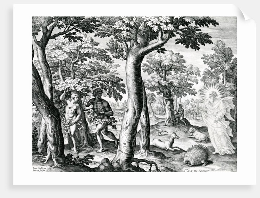 dam and Eve hiding from The Lor by Maarten de Vos