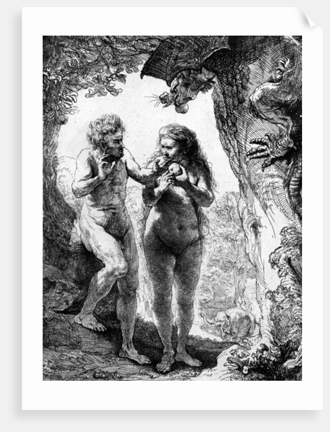 Adam and Eve, 1638 by Rembrandt Harmensz. van Rijn