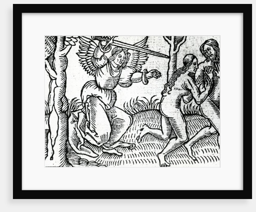 The Expulsion from the Garden of Eden by English School