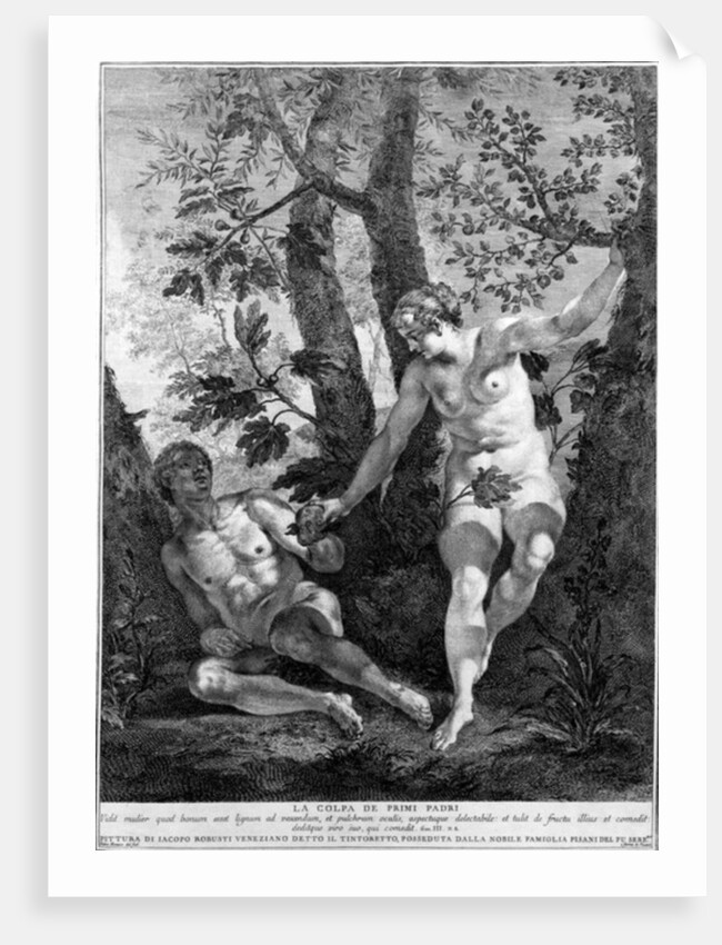 Adam and Eve by Jacopo Robusti Tintoretto