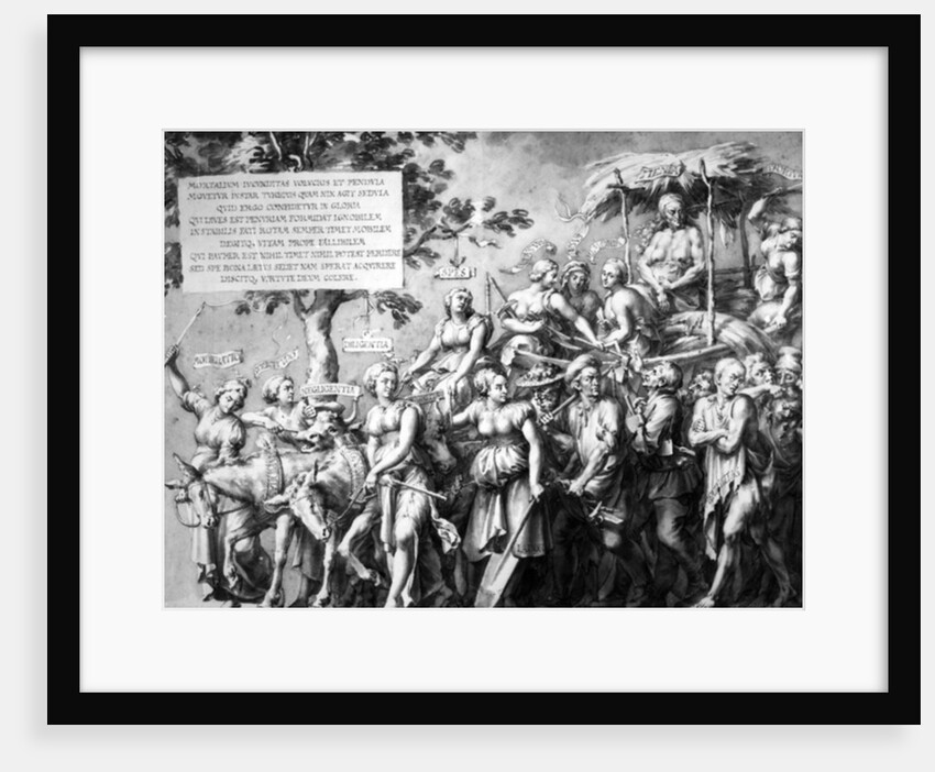 The Triumph of Poverty, drawn by Jan de Bisschop, c.1650 by Hans Holbein the Younger