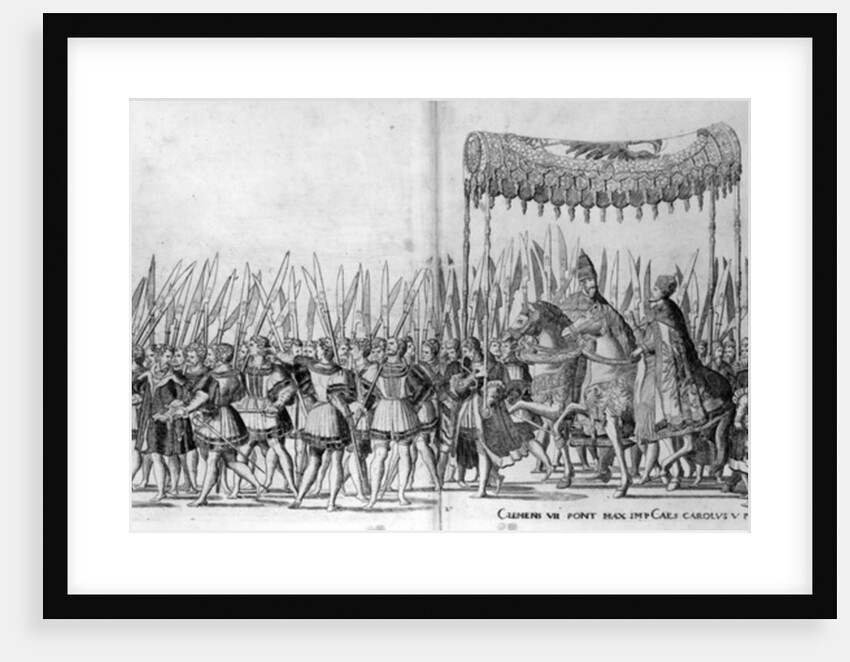 The Entry of Pope Clement VII and Emperor Charles V into Bologna on 24 February 1530 by Nicholas Hogenberg