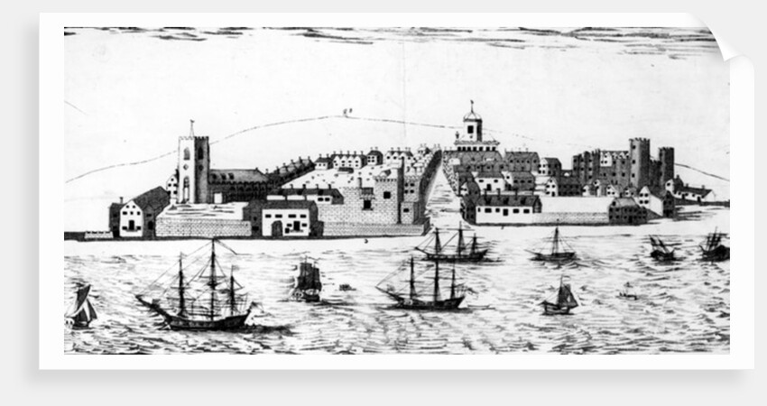 The West Prospect of the Town of Liverpool, as it appeared about the year 1680 by John Eyes Jnr