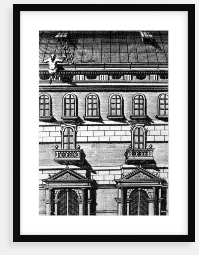 Illustration from The Story of my escape from the prison of the Republic of Venice called I Piombi by Johann Berka