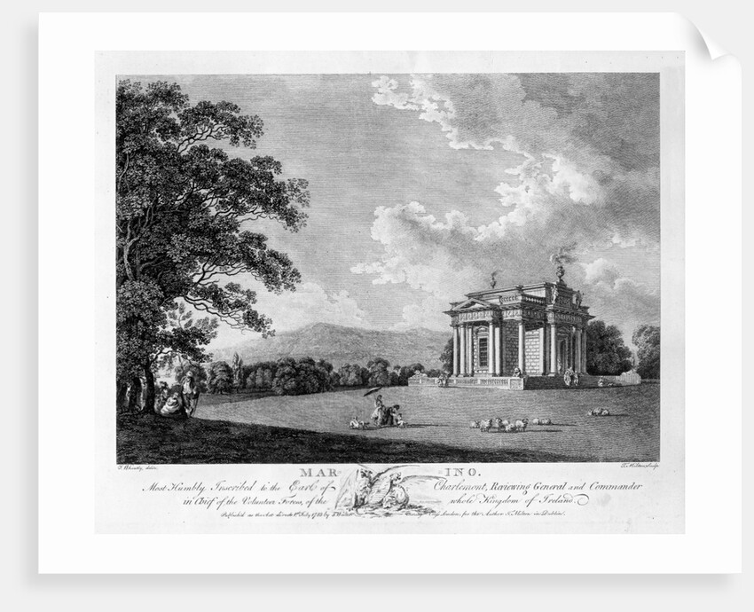 The Casino at Marino, 1783 by Irish School