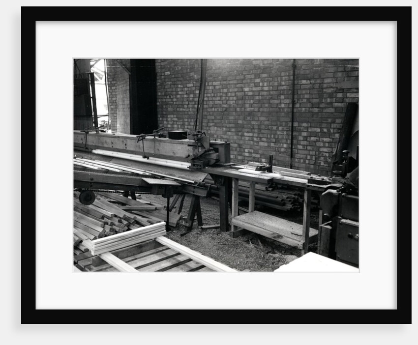 Woodworking, c.1960 by English Photographer