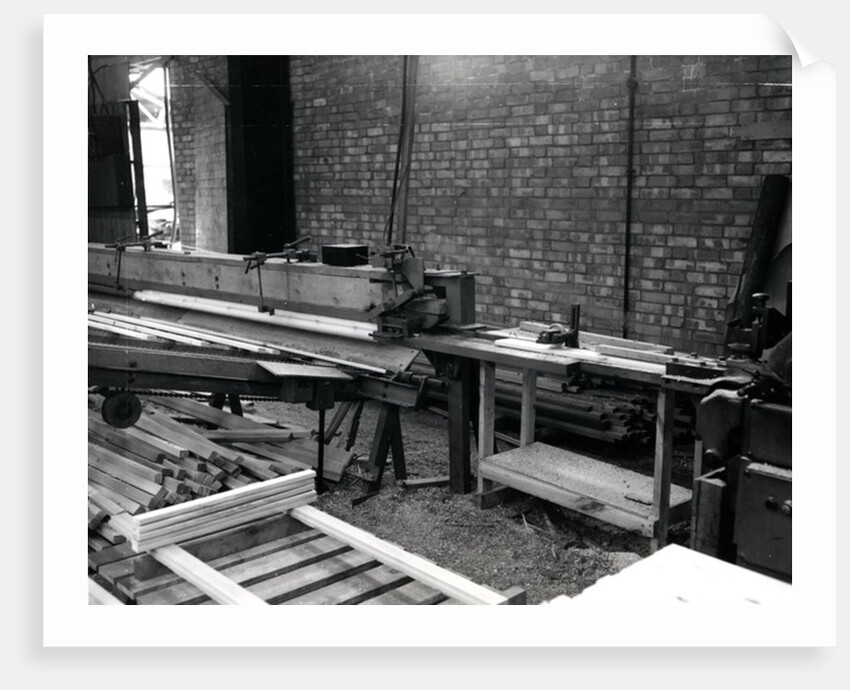 Woodworking, c.1960 by English Photographer