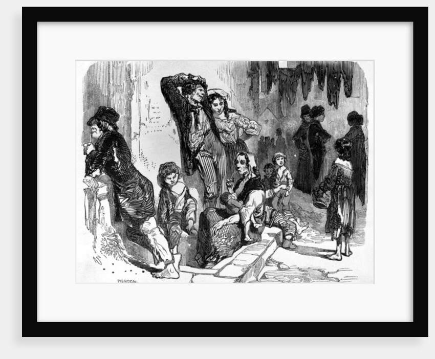 A Scene in St. Giles's by Francois Pierdon