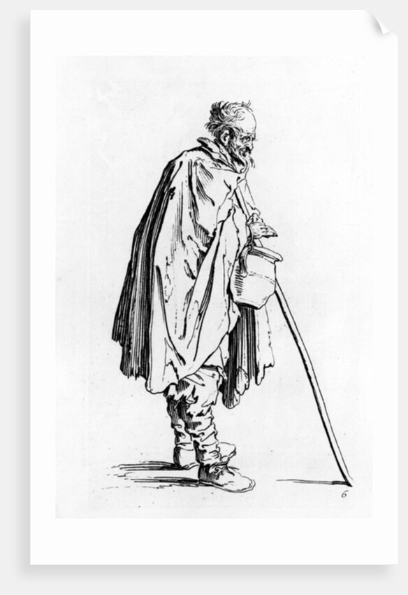The Beggar with the Pitcher, c.1622-3 by Jacques Callot