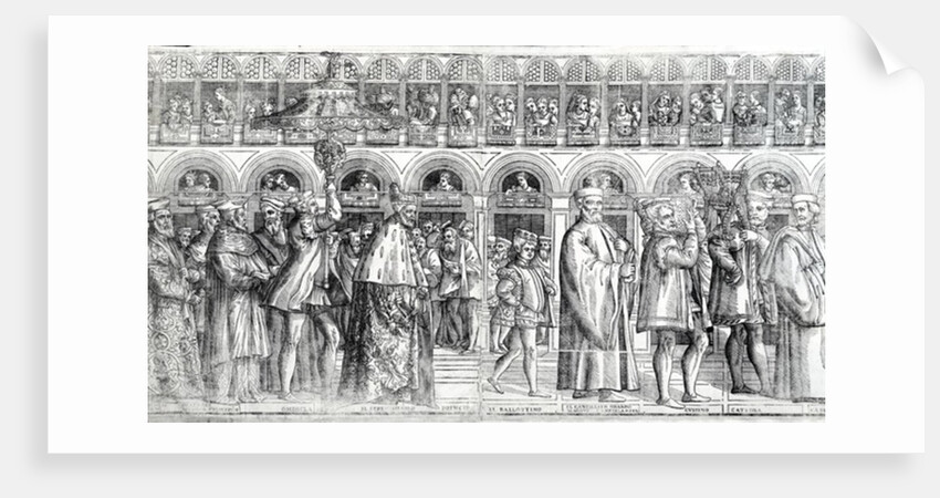 Dogal Procession, c.1555-60 by Matteo Pagani