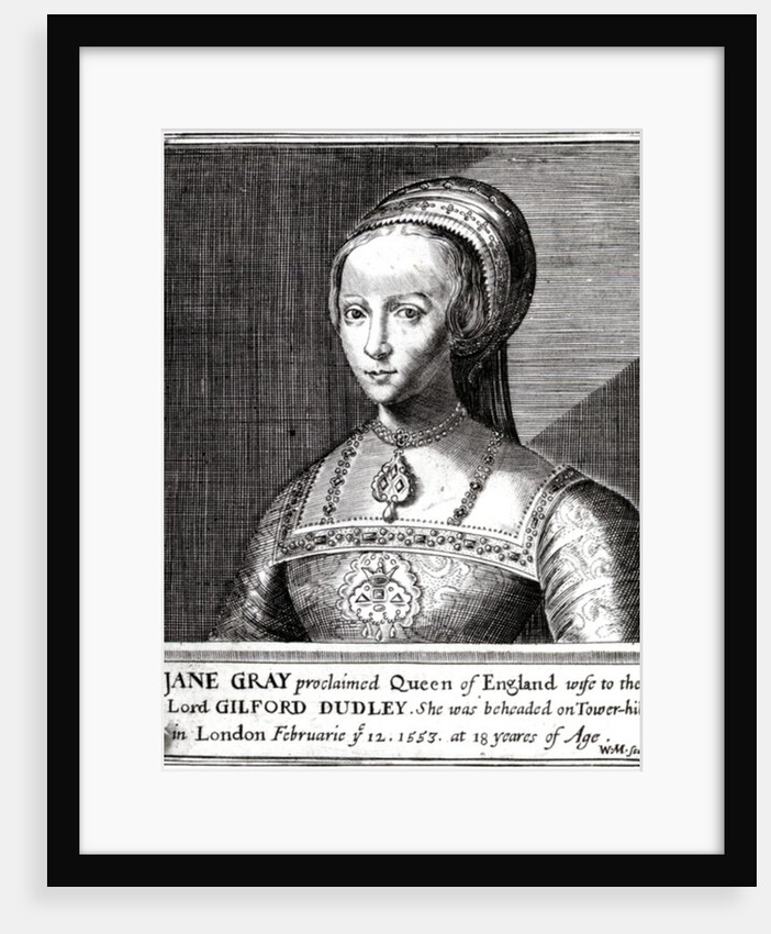 Jane Gray by Hans Holbein the Younger (after)