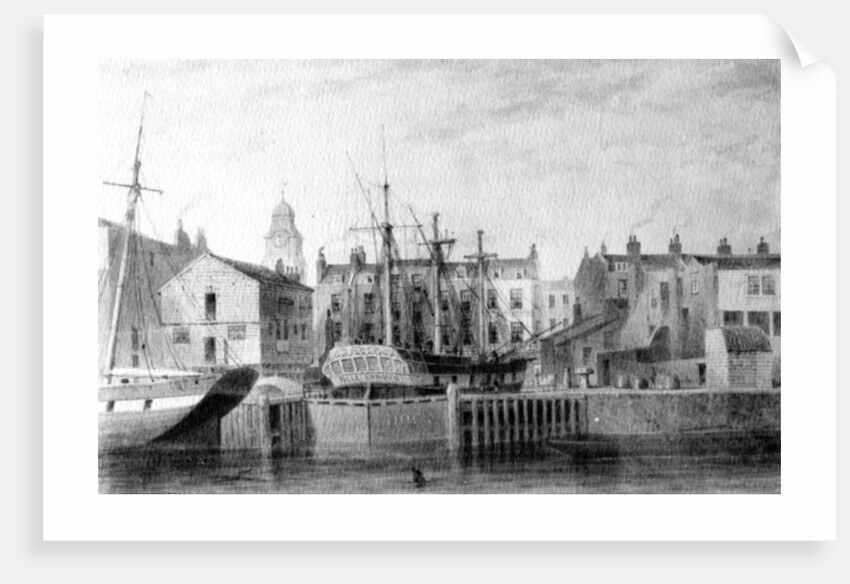 The Gun Dock at Wapping, 1850 by Thomas Hosmer Shepherd