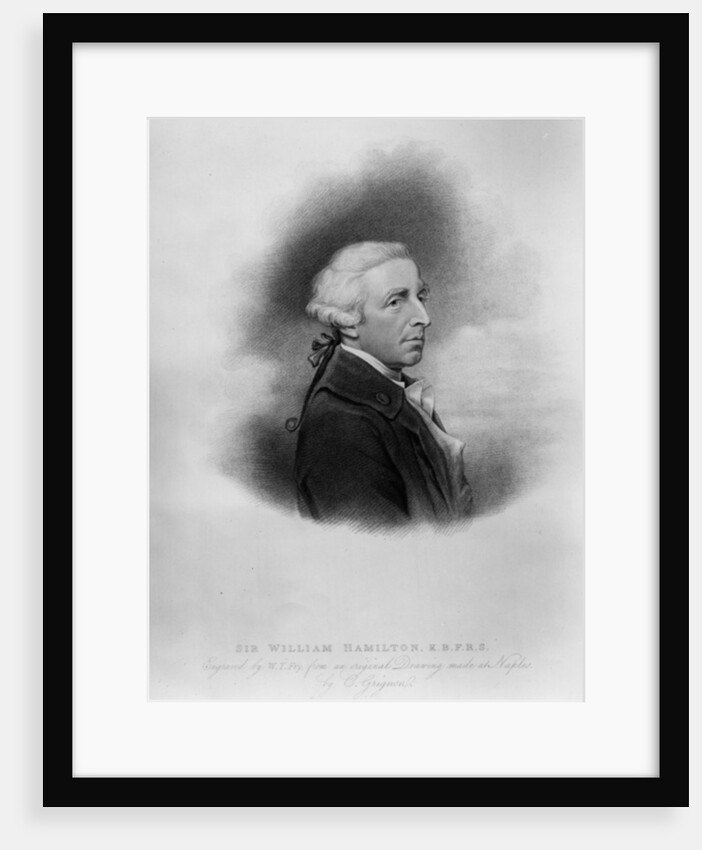 Sir William Hamilton, engraved by William Thomas Fry, 1817 by Charles (after) Grignion