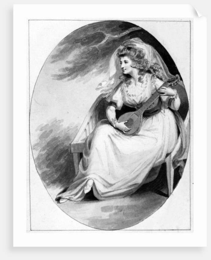 Elizabeth Farren in the role of Olivia, c.1785 by Edward Francis Burney