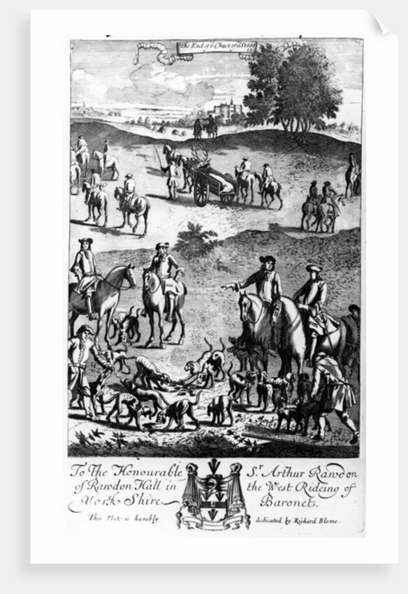 The end of the chase of the stagg by English School