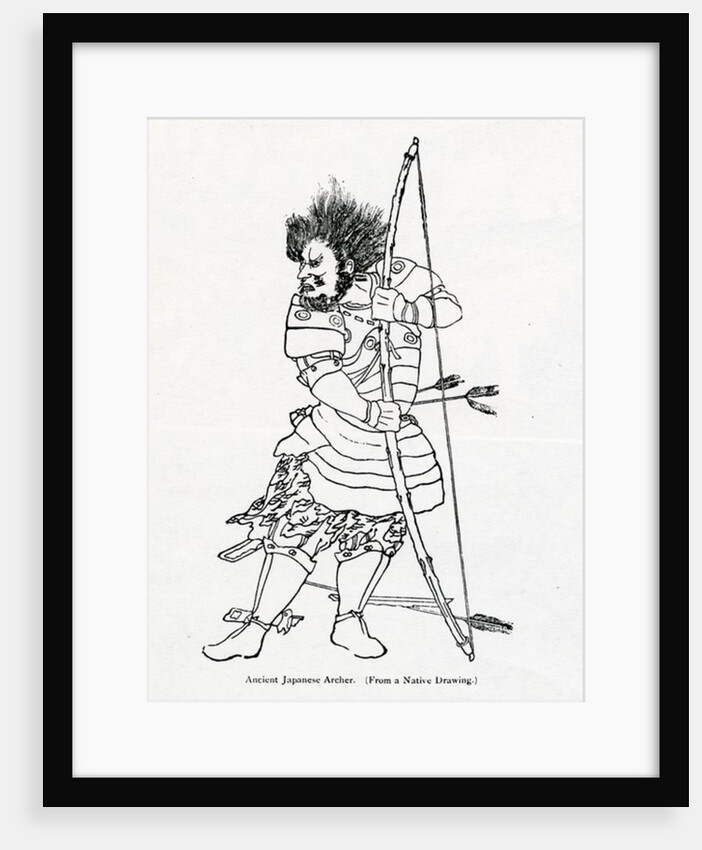 An Ancient Japanese Archer, 1871 by Anonymous