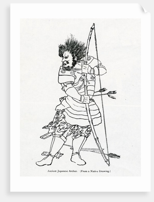 An Ancient Japanese Archer, 1871 by Anonymous