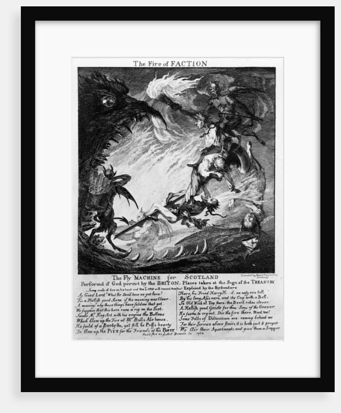 The Fire of Faction, 1762 by Paul Sandby