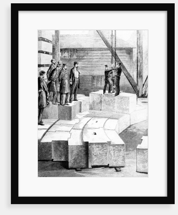 The New Eddystone Lighthouse: The Stone-Cutting Establishment at Oreston by William Heysham Overend