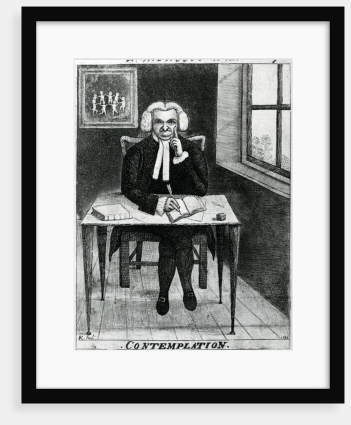 Contemplation - Lord Monboddo in his Study, 1784 by John Kay