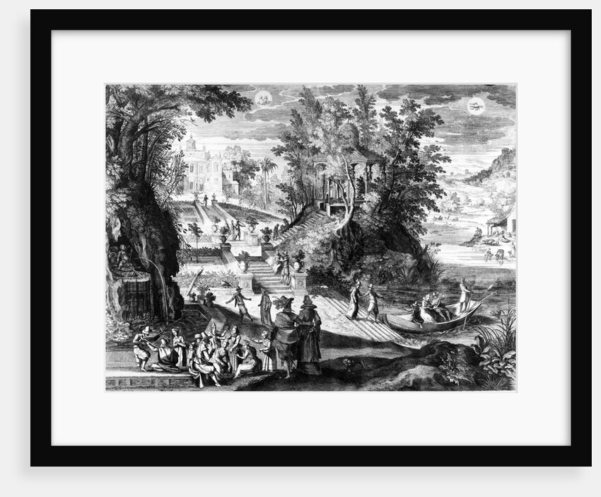 Maius Junius, print made by Aegidius Sadeler II, 1615 by Paul Brill