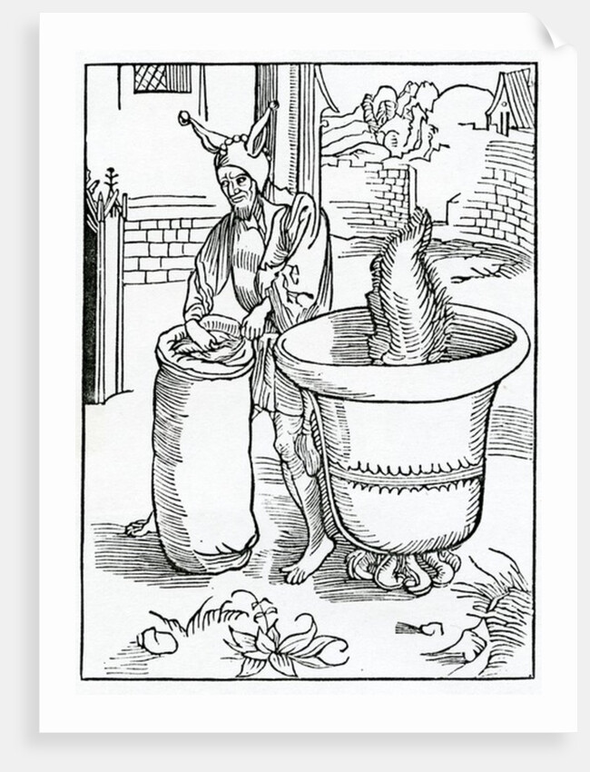 Of them that forceth or careth for the bacbytynge of lewde people by (after) German School