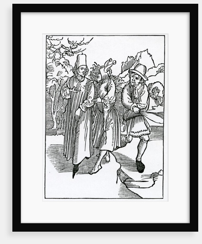 Of the vyce of unkyndnes and folys that it folowe by (after) German School
