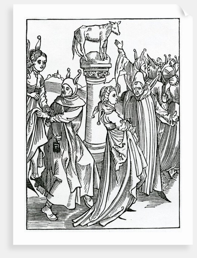 Of lepynges and dauncis and folys that pas theyr tyme in suche vanyte by (after) German School